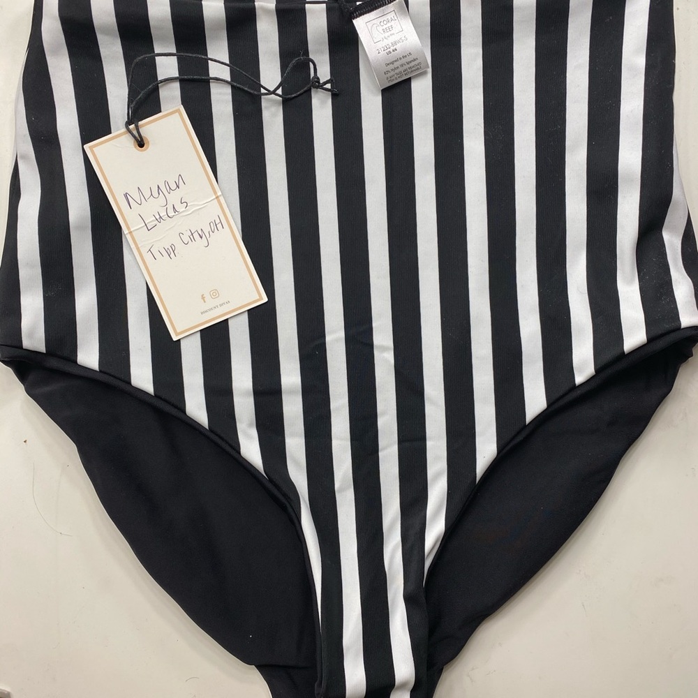 Women’s High-Rise Reversible Swim Bottoms- Small